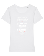 LOVE Tricou mânecă scurtă guler larg fitted Damă Expresser