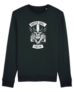 Grafitti Skull Street Art White Bluză mânecă lungă Unisex Rise