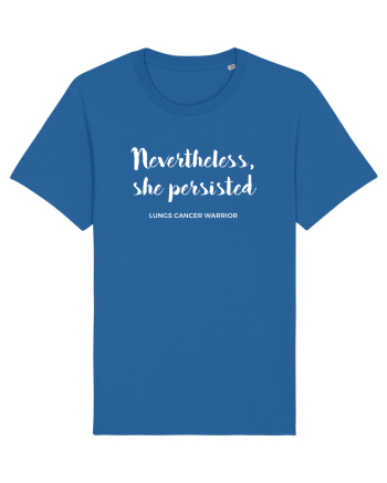 LUNGS CANCER Royal Blue