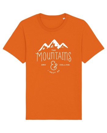 MOUNTAINS Bright Orange