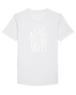 TREES Tricou mânecă scurtă guler larg Bărbat Skater