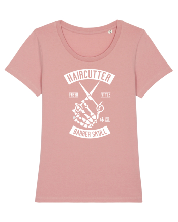 Barbershop Skull White Canyon Pink