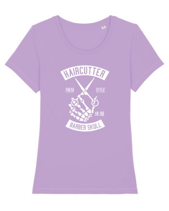 Barbershop Skull White Lavender Dawn