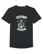 Barbershop Skull White Tricou mânecă scurtă guler larg Bărbat Skater