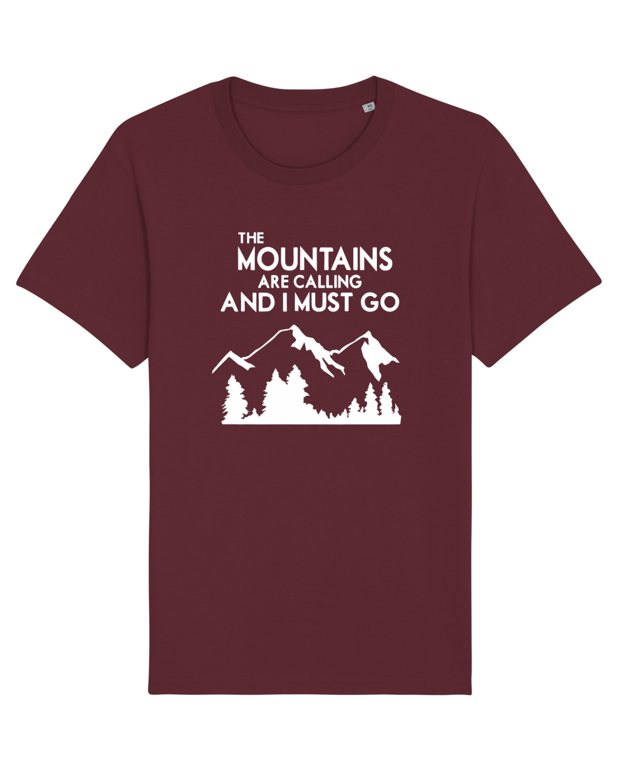 Tricou mânecă scurtă Unisex Rocker Burgundy