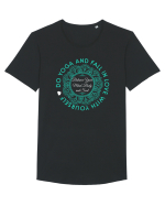YOGA Tricou mânecă scurtă guler larg Bărbat Skater