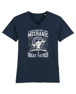 MECHANIC Tricou mânecă scurtă guler V Bărbat Presenter