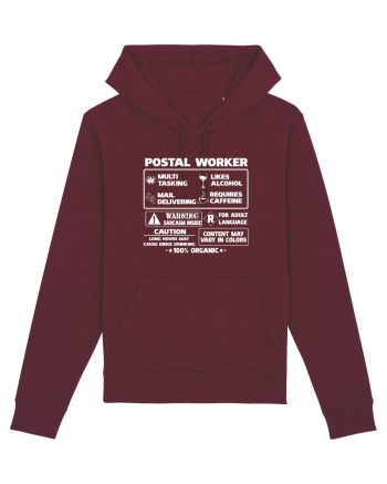 POSTAL WORKER Burgundy