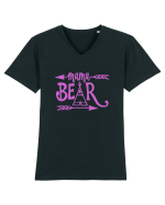 MAMA BEAR Tricou mânecă scurtă guler V Bărbat Presenter