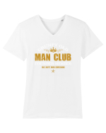 MAN CLUB Tricou mânecă scurtă guler V Bărbat Presenter