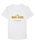MAN CLUB Tricou mânecă scurtă guler larg Bărbat Skater