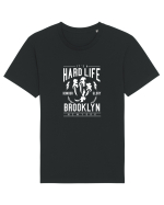 Hard Life Brooklyn White Tricou mânecă scurtă Unisex Rocker