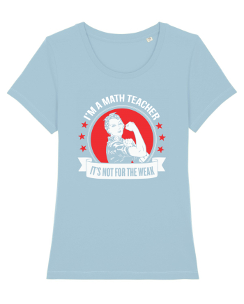 MATH TEACHER Sky Blue