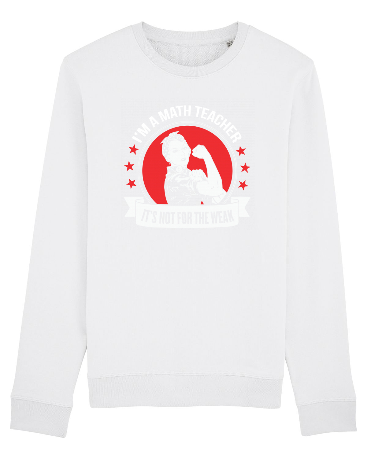 Bluză mânecă lungă Unisex Rise White