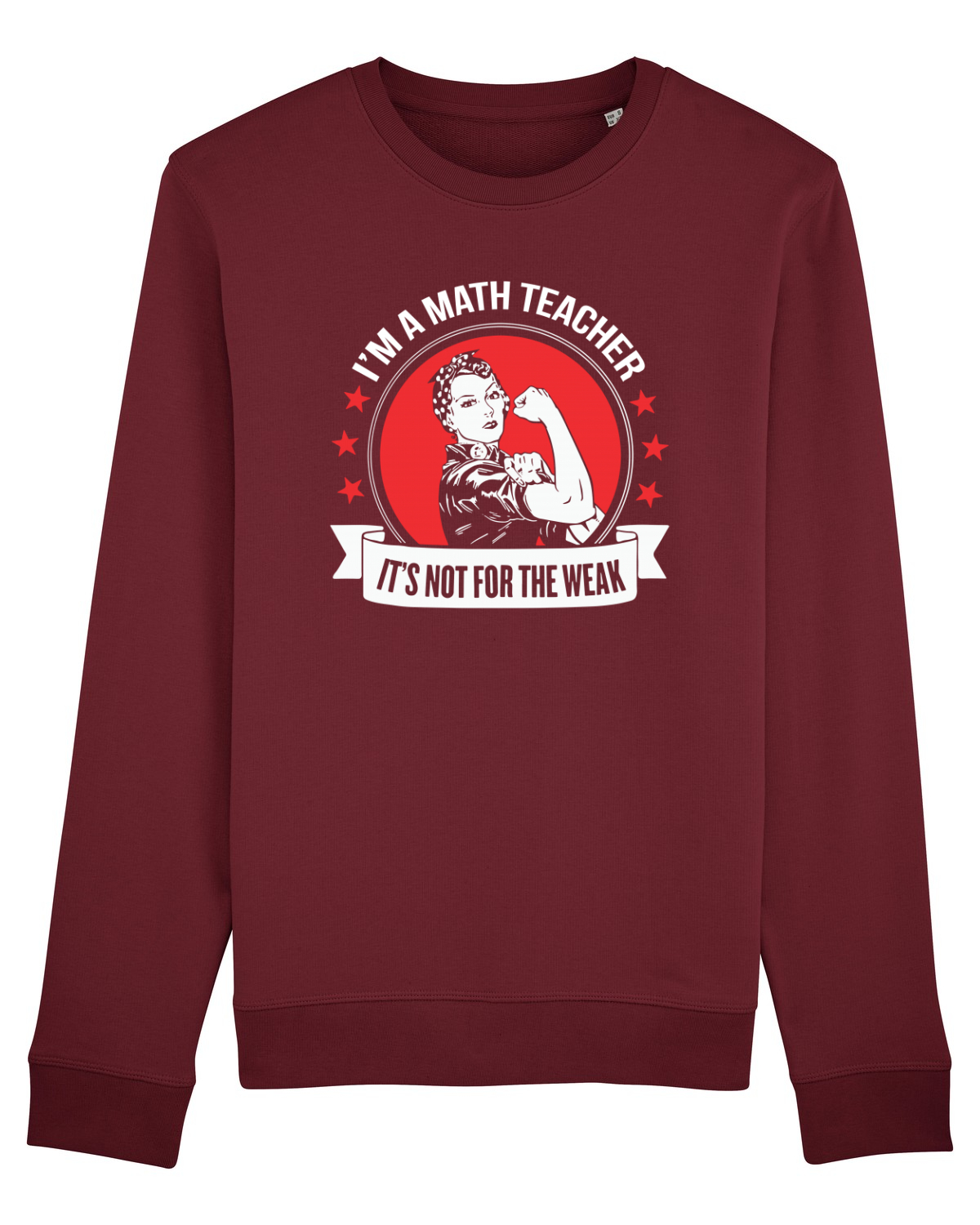 Bluză mânecă lungă Unisex Rise Burgundy
