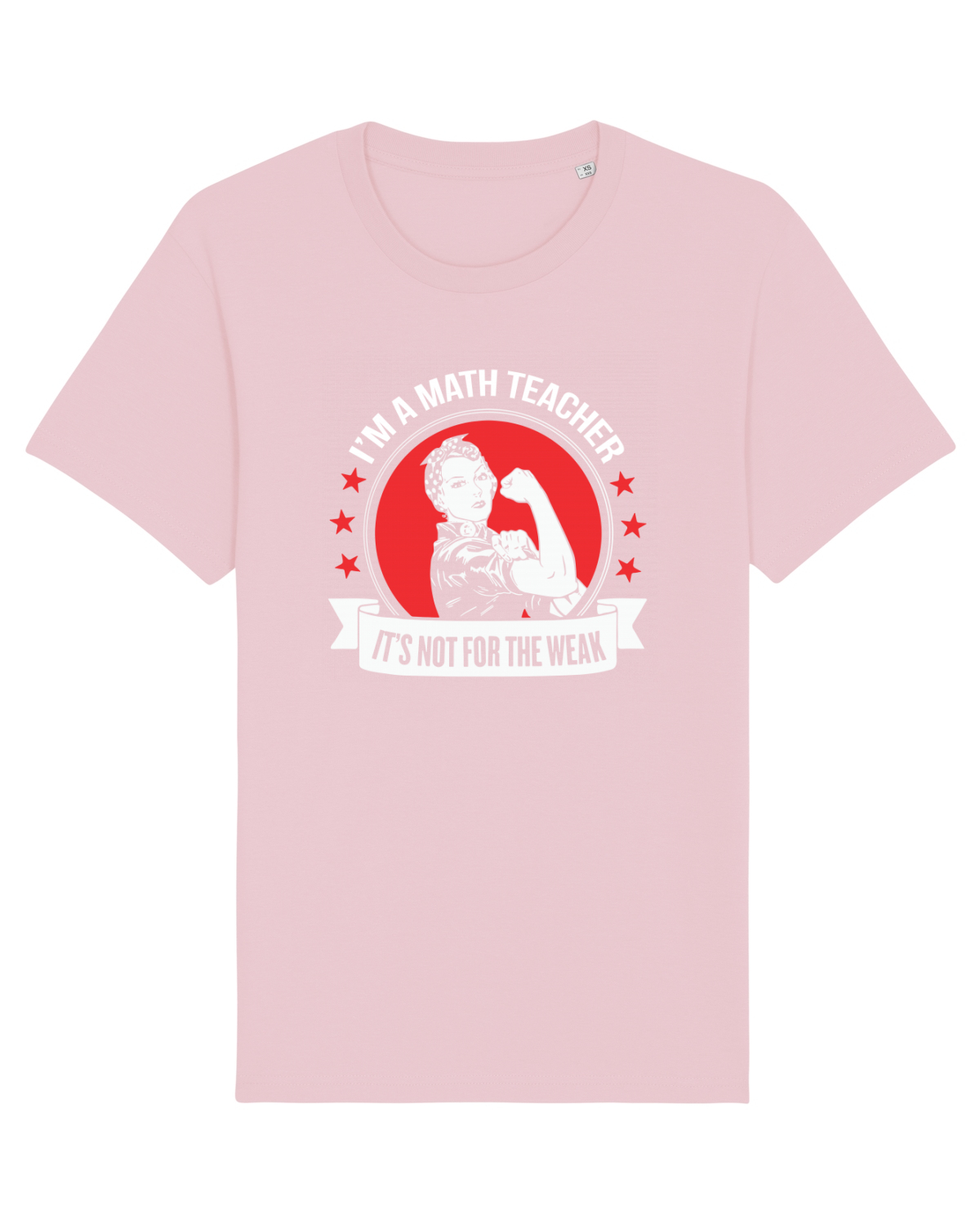 Tricou mânecă scurtă Unisex Rocker Cotton Pink