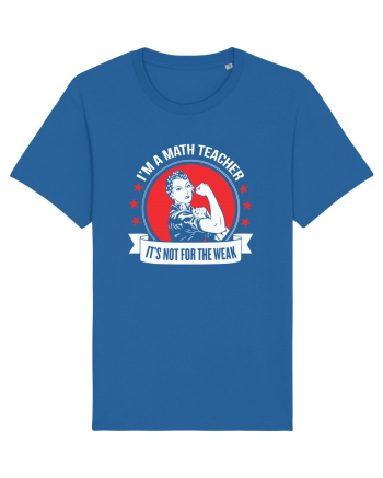 MATH TEACHER Royal Blue