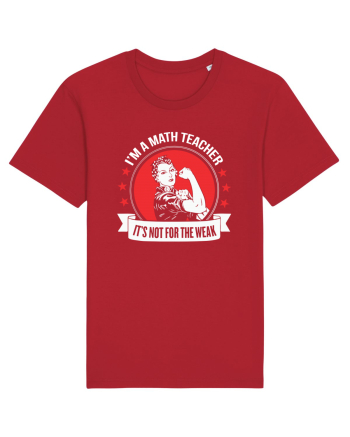 MATH TEACHER Red
