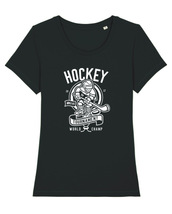 Hockey Champ White Black