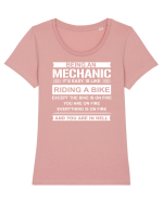 MECHANIC Tricou mânecă scurtă guler larg fitted Damă Expresser