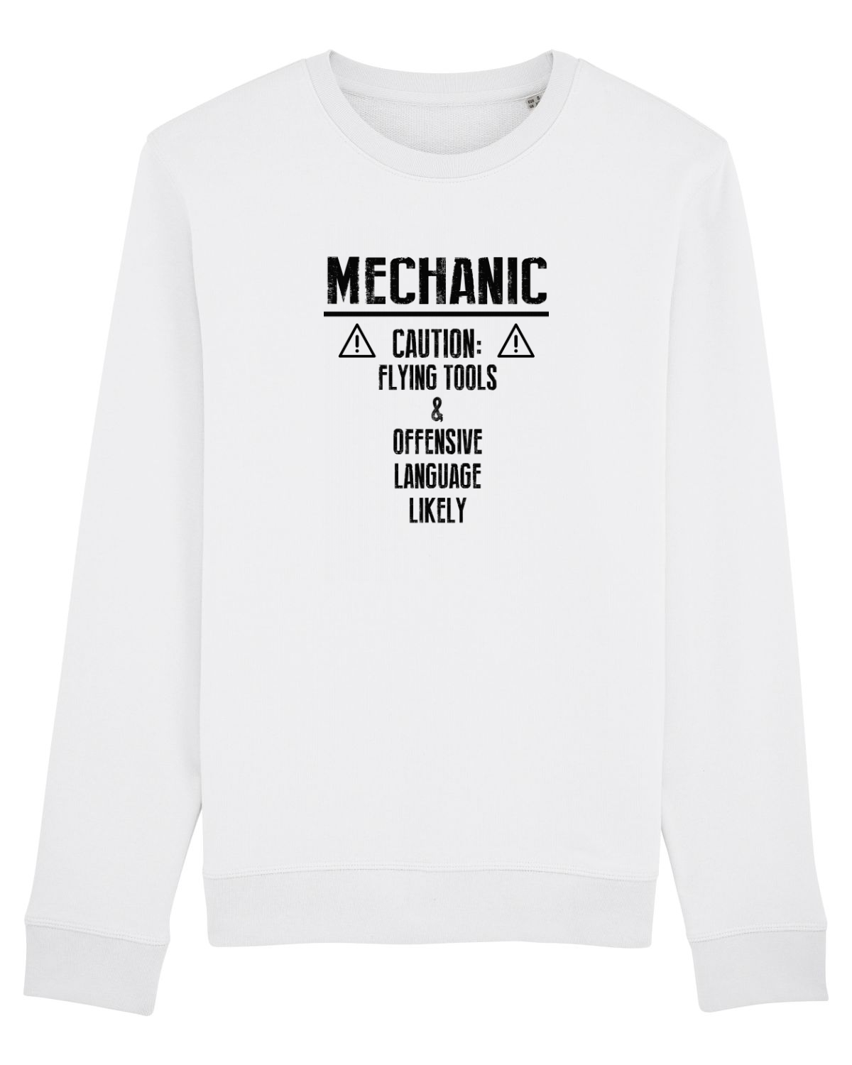 Bluză mânecă lungă Unisex Rise White