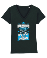 MECHANIC Tricou mânecă scurtă guler V Damă Evoker