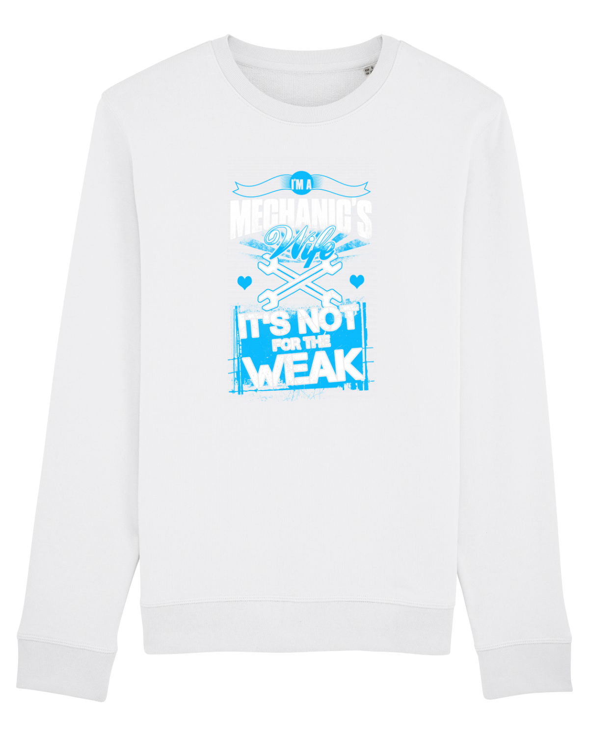 Bluză mânecă lungă Unisex Rise White