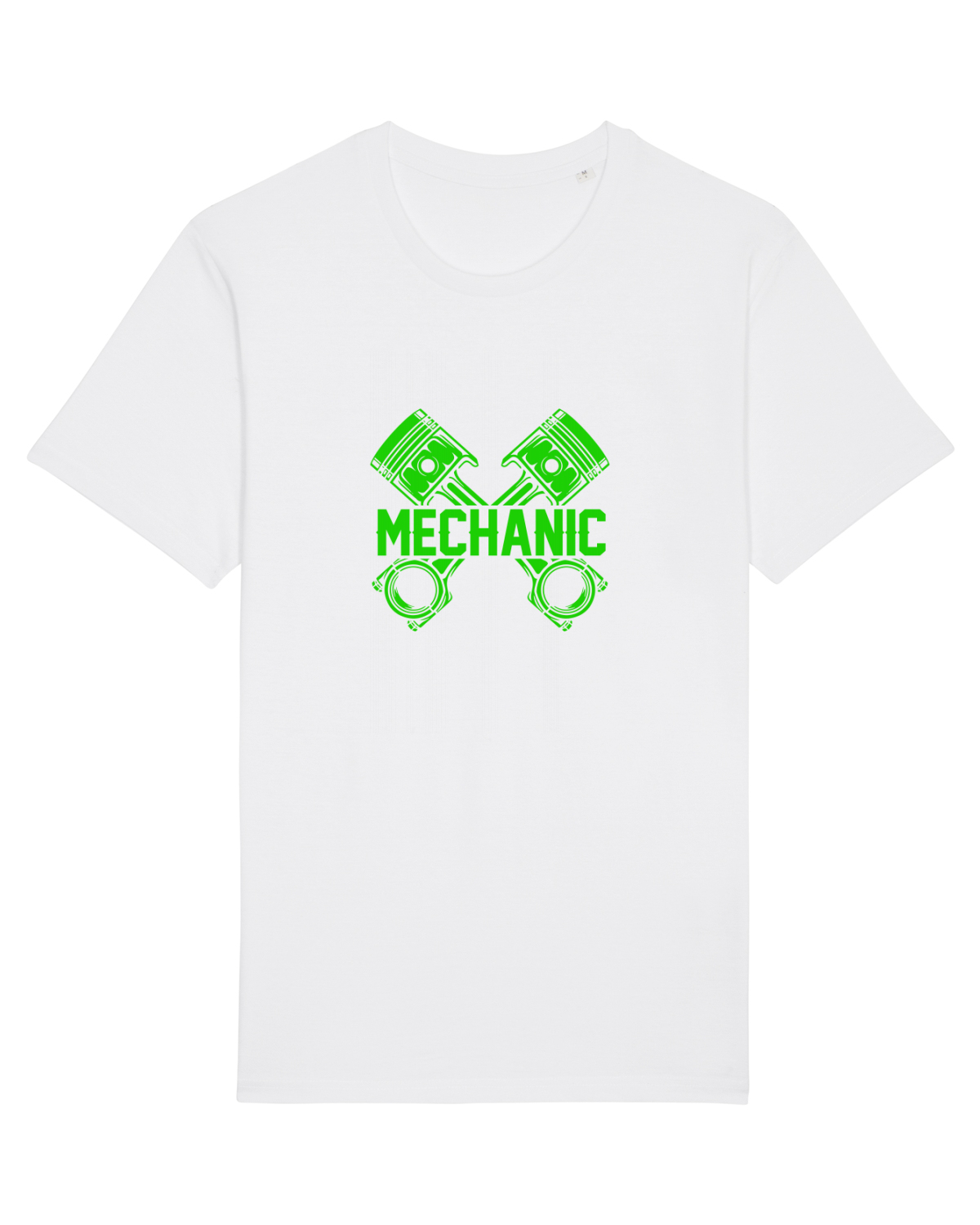 Tricou mânecă scurtă Unisex Rocker White