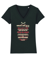 MECHANIC Tricou mânecă scurtă guler V Damă Evoker