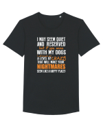 DOG Tricou mânecă scurtă guler larg Bărbat Skater