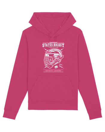 Mask Hockey White Raspberry