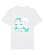 MERMAID Tricou mânecă scurtă Unisex Rocker