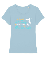 MERMAID Tricou mânecă scurtă guler larg fitted Damă Expresser