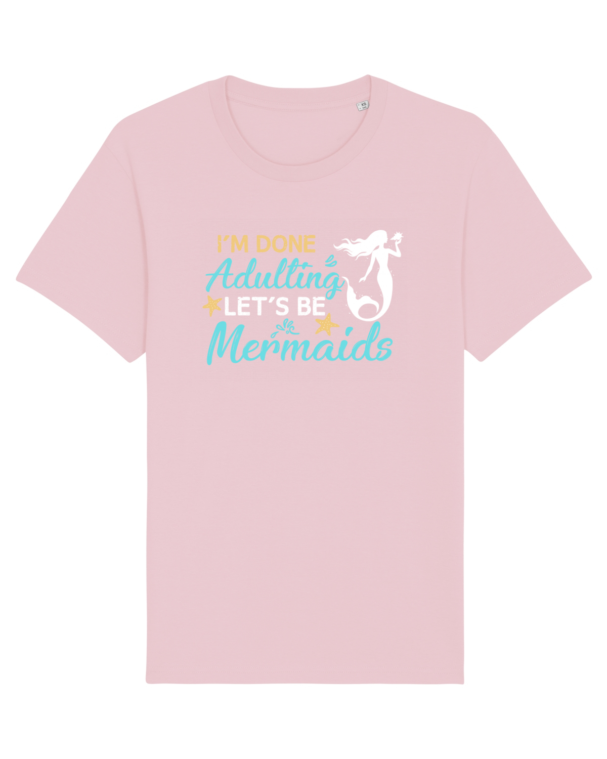 Tricou mânecă scurtă Unisex Rocker Cotton Pink