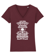 DAD Tricou mânecă scurtă guler V Damă Evoker