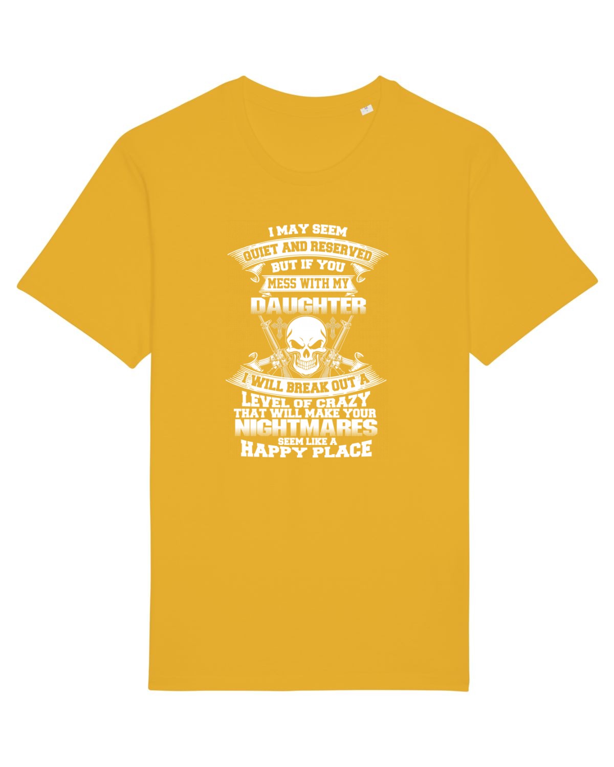 Tricou mânecă scurtă Unisex Rocker Spectra Yellow