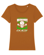 MECHANIC Tricou mânecă scurtă guler larg fitted Damă Expresser