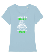 MECHANIC Tricou mânecă scurtă guler larg fitted Damă Expresser