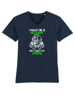 MECHANIC Tricou mânecă scurtă guler V Bărbat Presenter