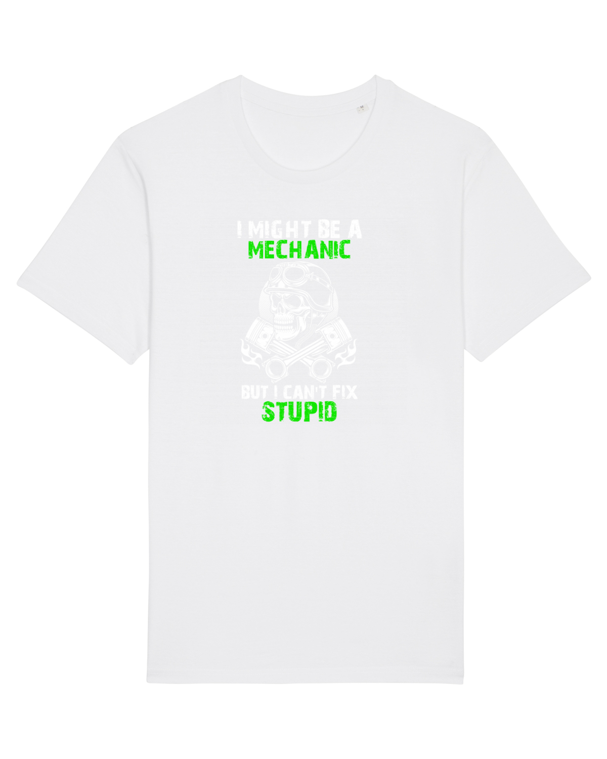 Tricou mânecă scurtă Unisex Rocker White