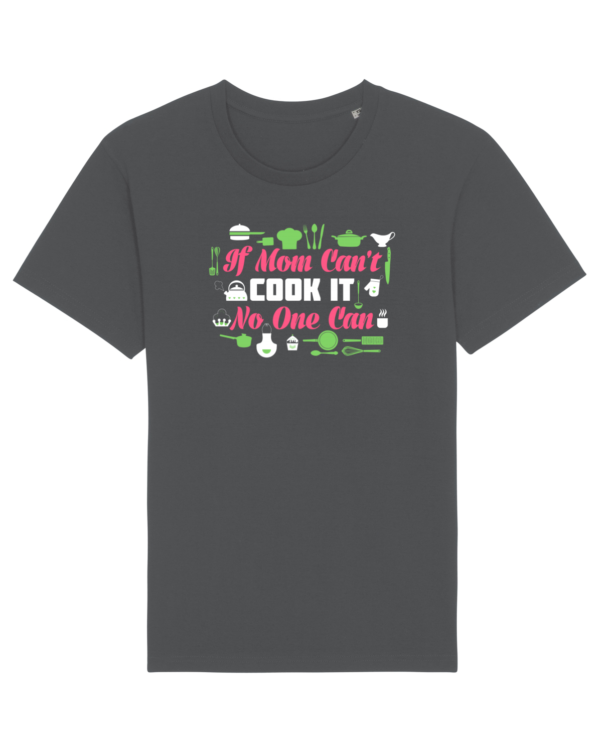 Tricou mânecă scurtă Unisex Rocker Anthracite