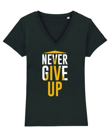 Never Give Up Black