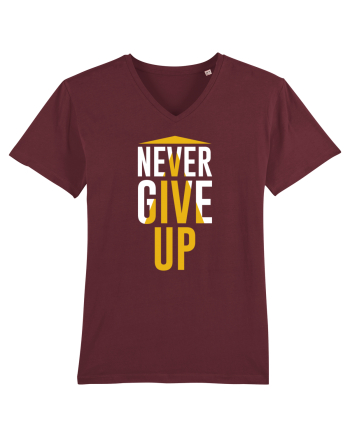 Never Give Up Burgundy