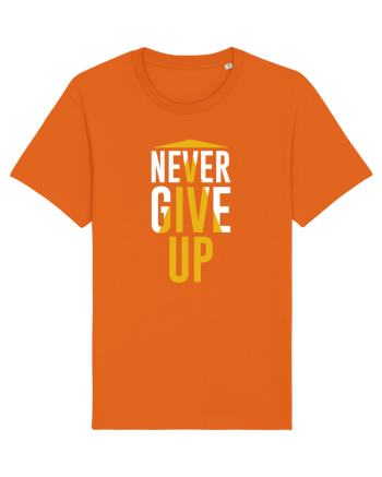 Never Give Up Bright Orange