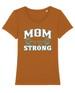 MOM Tricou mânecă scurtă guler larg fitted Damă Expresser