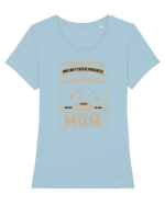 MOM Tricou mânecă scurtă guler larg fitted Damă Expresser