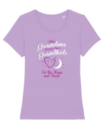 GRANDMA Tricou mânecă scurtă guler larg fitted Damă Expresser