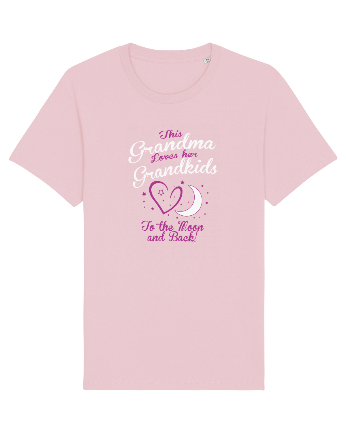 Tricou mânecă scurtă Unisex Rocker Cotton Pink