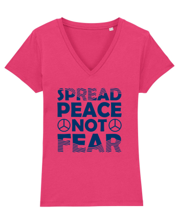Spread Peace Not Fear Raspberry
