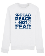 Spread Peace Not Fear Bluză mânecă lungă Unisex Rise